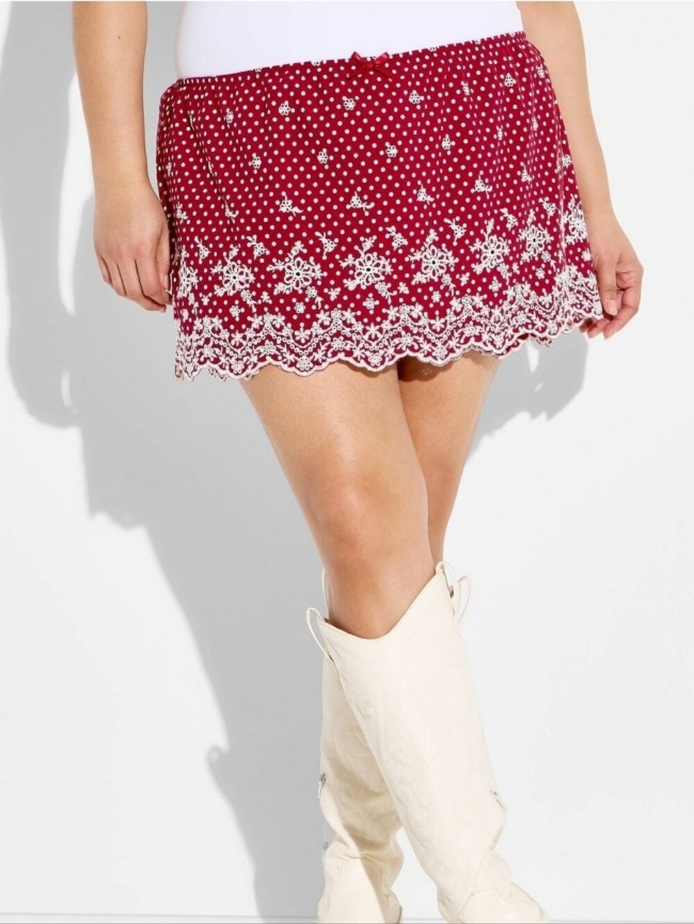 NWT Wild Fable Eyelet Mini Skort- XL